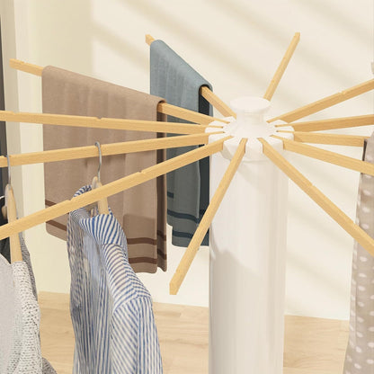 16-arm portable laundry drying rack