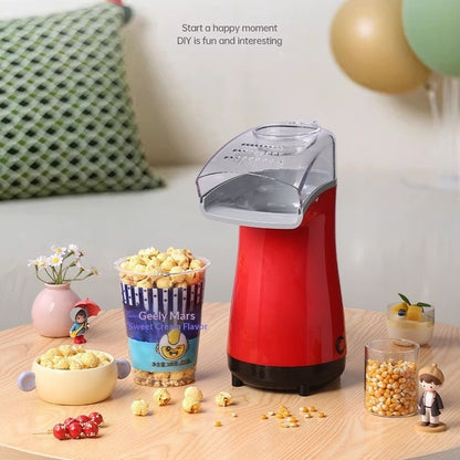 Hot Air Electric Popcorn Maker – 1100W–1200W Oil-Free Popcorn Machine