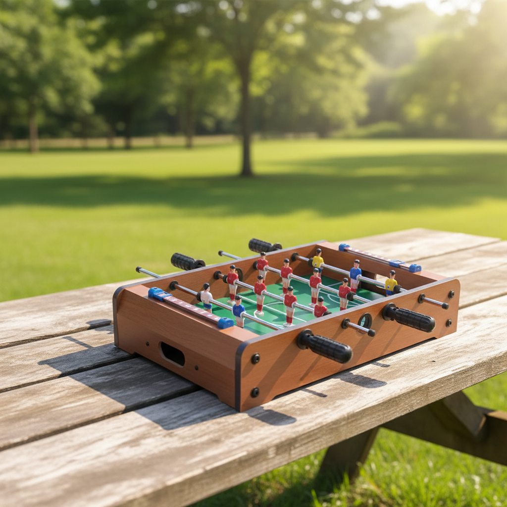 Mini Table Football Game – Portable Interactive Foosball for Family Fun