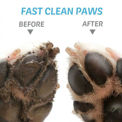 Silicone paw cleaner cup for dogs