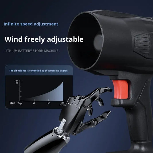 HyperTech Rechargeable Cordless Electric Air Duster Blower – Portable High-Power Cleaning Tool