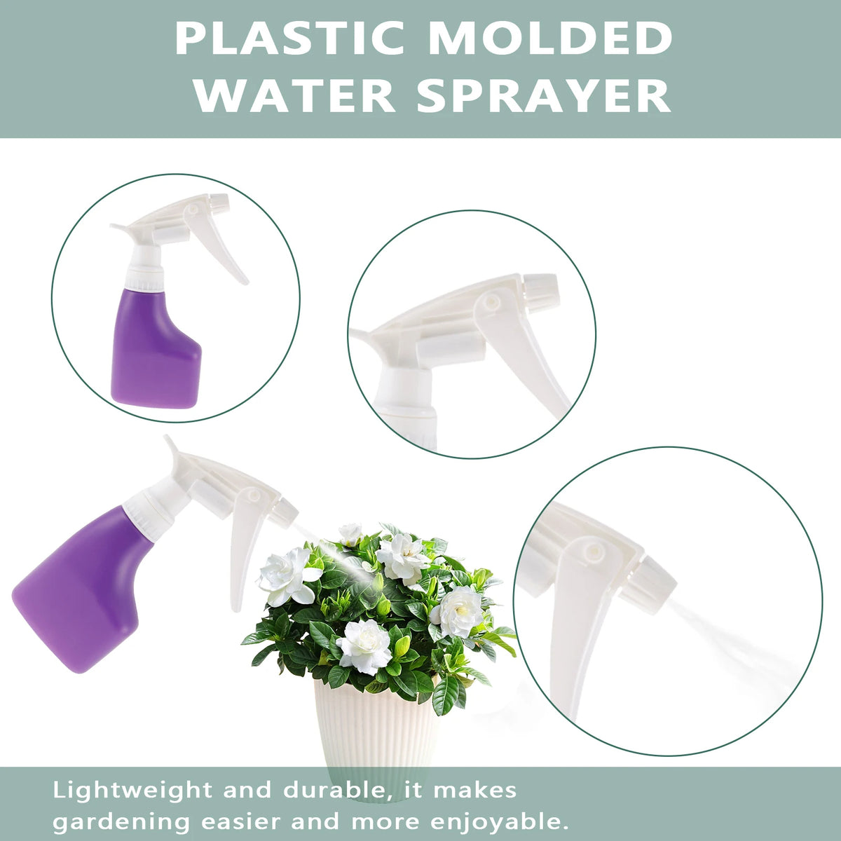 Purple floral gardening tool kit