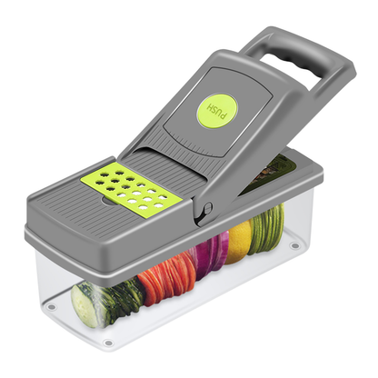 Manual Stainless Steel Food Chopper – Onion, Vegetable & Herb Cutter
