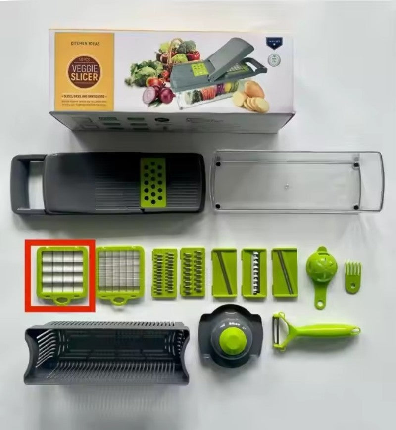Manual Stainless Steel Food Chopper – Onion, Vegetable & Herb Cutter
