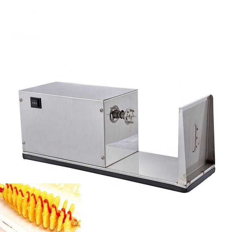 H001 Manual Stainless Steel Spiral Potato Slicer – Tornado Potato & Curly Fry Cutter