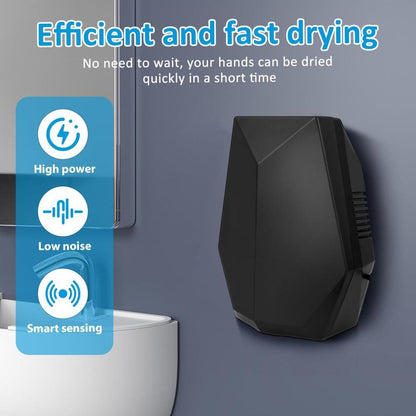Wall-Mounted Automatic Hand Dryer – Touchless Motion Sensor, 1600W