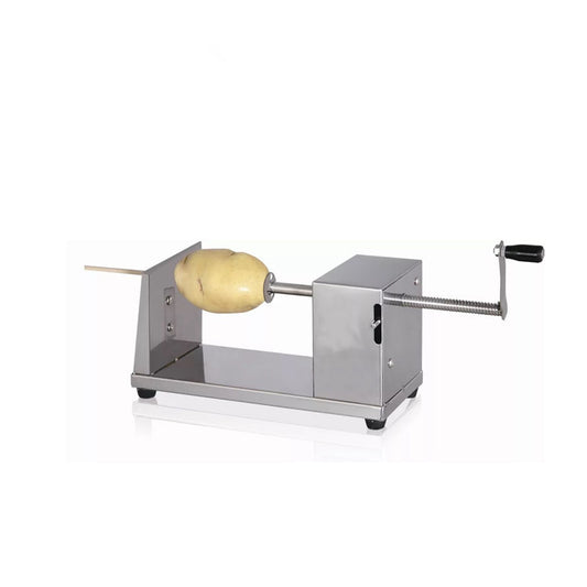 H001 Manual Stainless Steel Spiral Potato Slicer – Tornado Potato & Curly Fry Cutter