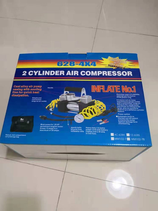 Portable 12V Digital Tire Inflator & Air Compressor – 150 PSI with Auto Shut-Off