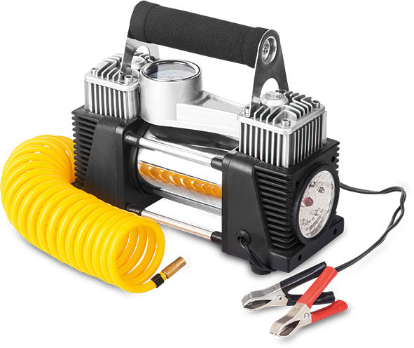 Portable 12V Digital Tire Inflator & Air Compressor – 150 PSI with Auto Shut-Off