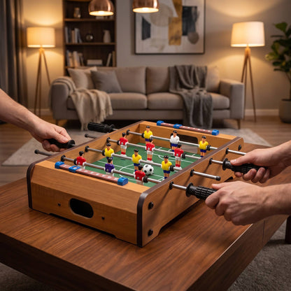 Mini Table Football Game – Portable Interactive Foosball for Family Fun