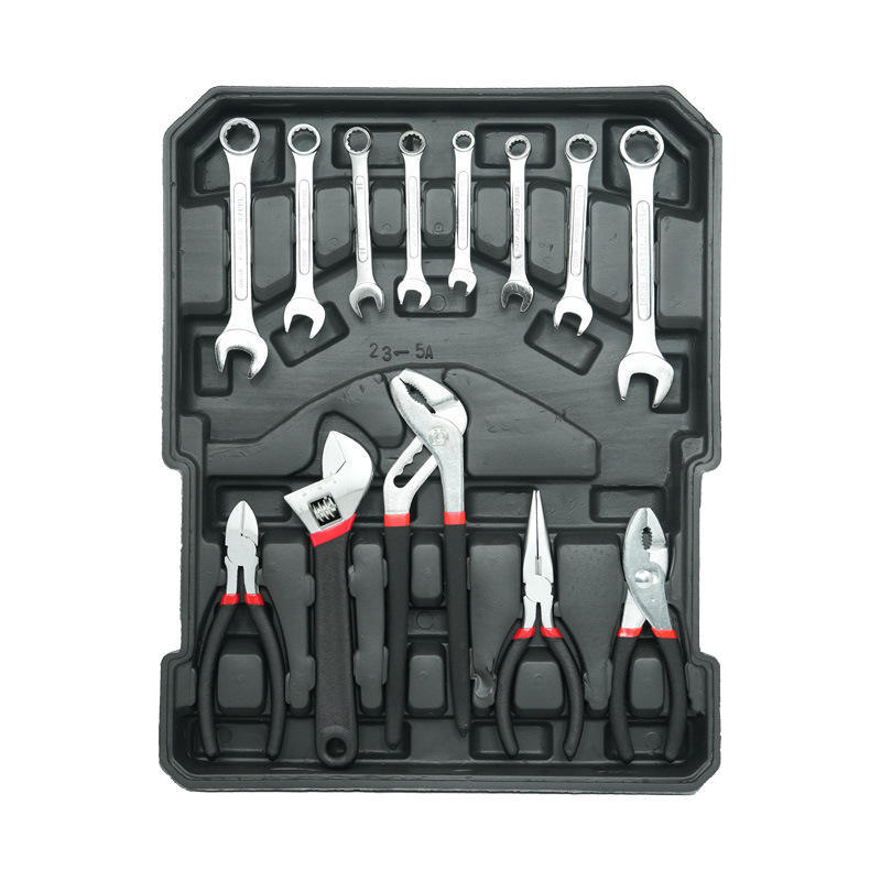 188-piece rolling mechanic's tool set in trolley case