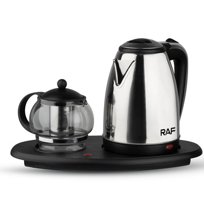 RAF R.7899 2-in-1 Electric Kettle & Tea Maker Set – 2.2L Kettle with 1L Glass Teapot