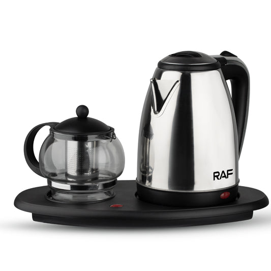 RAF R.7899 2-in-1 Electric Kettle & Tea Maker Set – 2.2L Kettle with 1L Glass Teapot